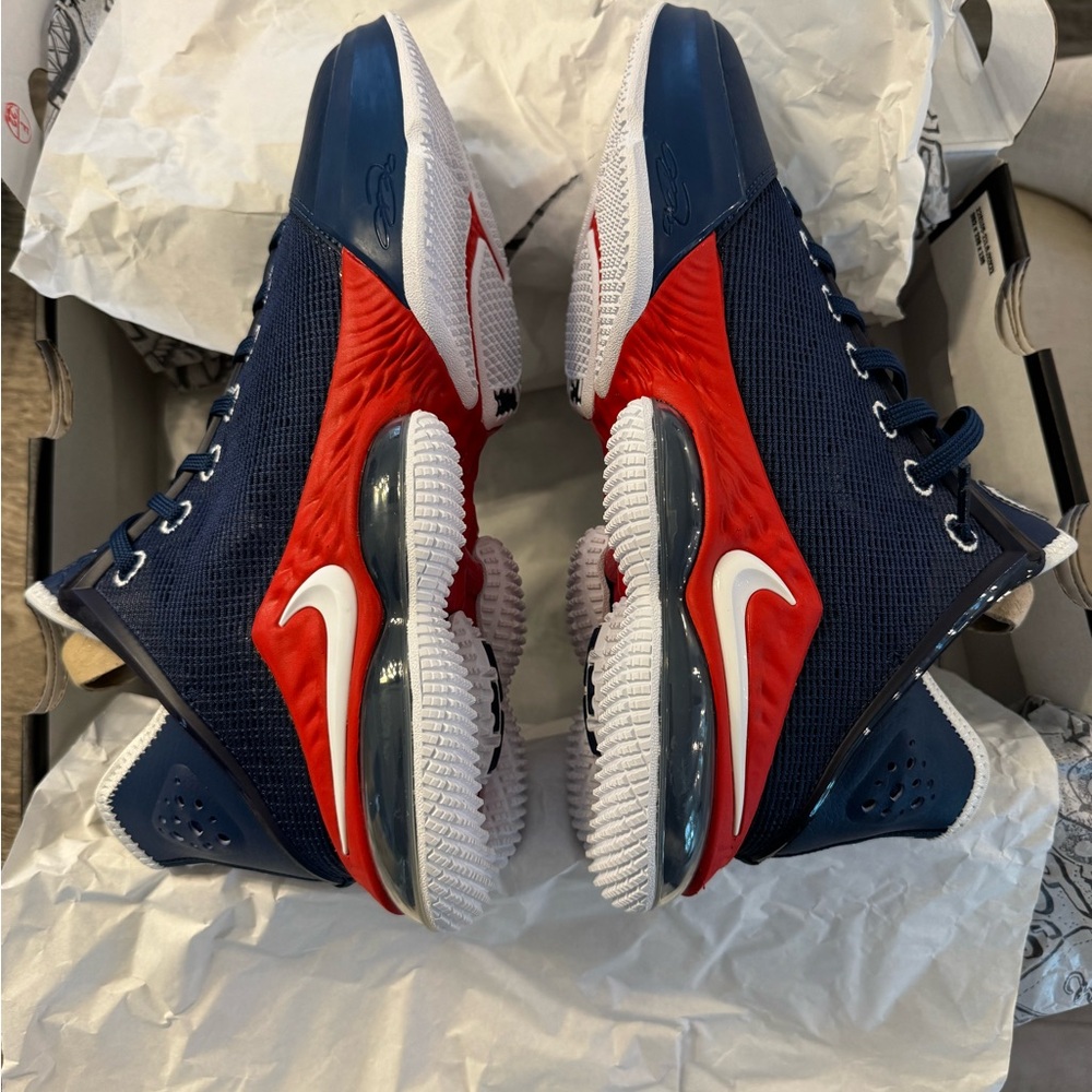 Nike LeBron XIX Low in Navy and Red